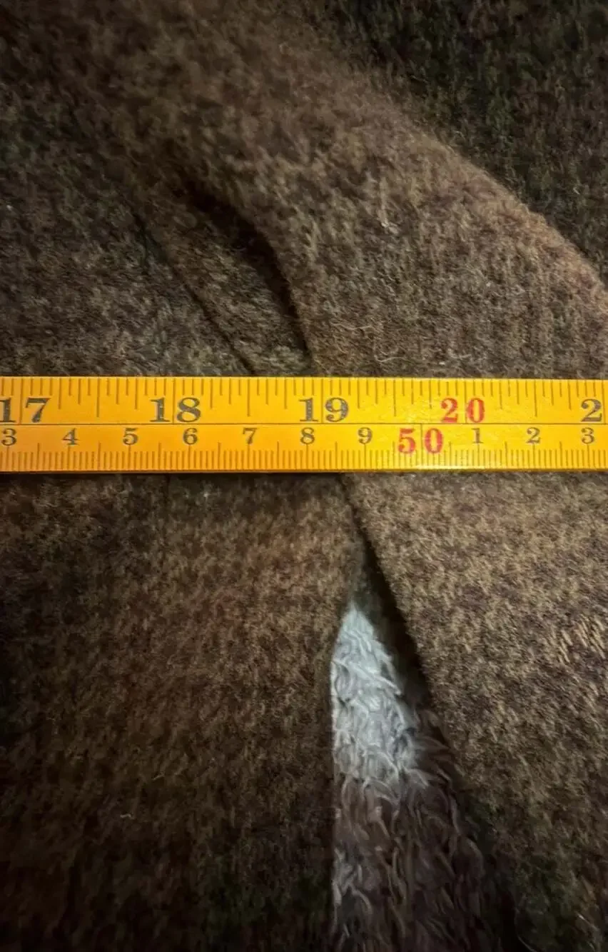 Harvé Benard by Benard Holtzman Vintage Brown Textured Wool Blend Blazer